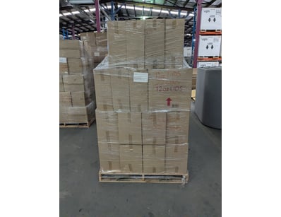 Mixed pallet bulk lot of 12oz,4oz flat,clear lids ...