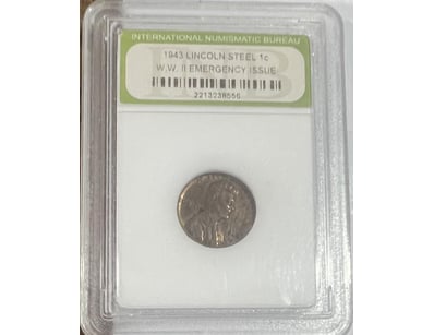 1943 USA LINCOLN STEEL W.W. II EMEREGENCY ISSUE IN...