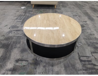 Circular Occasional Table, With A Gloss Finish Uph...