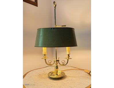 FRENCH BRASS BOUILLOTTE LAMP, CIRCA 1920

Adjustab...