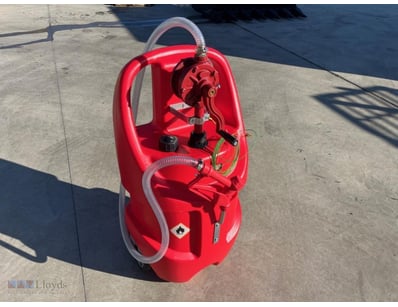 Unused 75L Portable Fuel Tank with Manual Pump,, M...