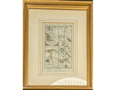 1785 ANTIQUE SHIP MAP FROM DANIEL PATTERSON BRITIS...