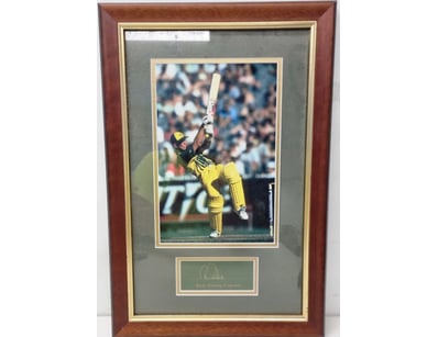 RICKY PONTING (CAPTAIN) SIGNED CRICKET PHOTOGRAPH ...