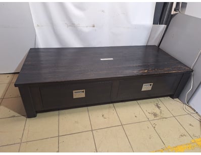 Large Coffee Table, Timber Style, Brown Finish 

D...