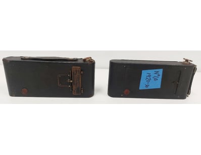 VINTAGE FOLDING CAMERA COLLECTION - ANTIQUE BELLOW...