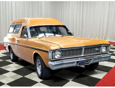 <b>1971 Ford XY Falcon Panel Van - Yellow - 48,186...