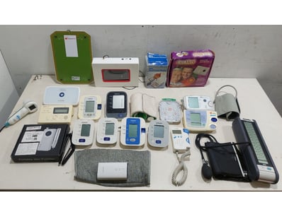 Assorted Omron blood pressure monitors and more......