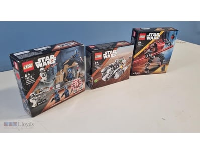 LEGO STAR WARS COLLECTION - THREE SEALED BOXED SET...