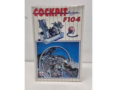 COCKPIT F104 STARFIGHTER MODEL KIT - VINTAGE ERTL ...