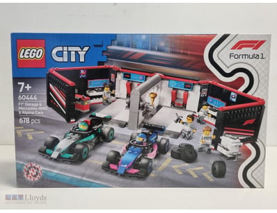 LEGO CITY FORMULA 1 GARAGE & MERCEDES-AMG & ALPINE...