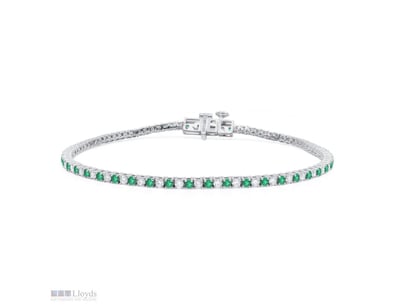 2.04 CARATS STERLING SILVER RHODIUM LAB GROWN DIAM...