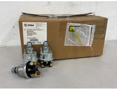 Box of Battery Master Switches, Brand: Cole Hearse...