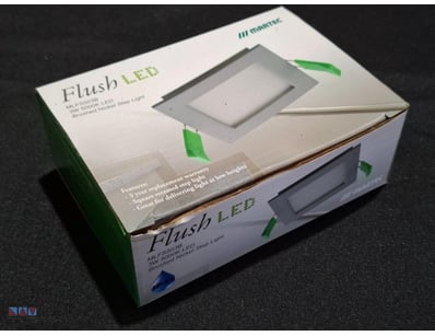 RRP $435.60 BULK LOT - QTY x12 Martec Flush LED 3W...