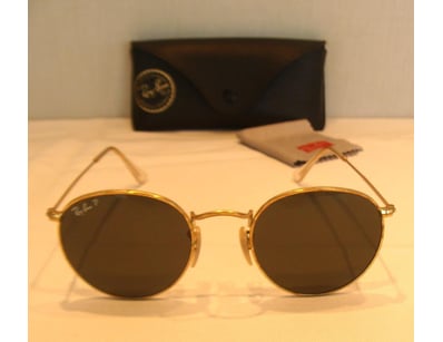 RAY BAN SUNGLASSSES RB3447 

Round Metal, Made In ...