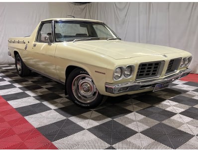 <b>1973 Holden HQ Single Cab Utility - Creme - 73,...