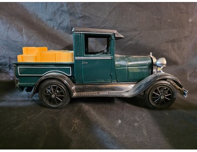 JIM BEAM DECANTER, FORD MODEL A PICKUP TRUCK DIE-C...