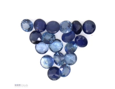5.01CT TSW X 18, NATURAL CORUNDUM SAPPHIRES     

...