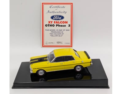 FORD XY FALCON GTHO PHASE 3 "YELLOW GLO" LIMITED E...