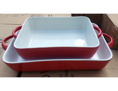 RRP $99 BOX LOT-Nova Webb Set of 2 Rectangle Baker...