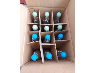 RRP: $27,720 BOX LOT- QTY 12 x Nova Frosted Glass ...