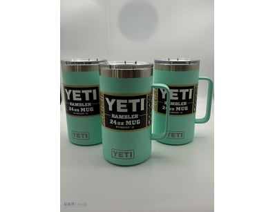 Yeti Rambler 24oz Mug - Seafoam - Triple Pack - Ne...
