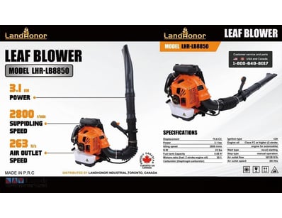FACTORY DIRECT** Unused 2026 Landhonor, Leaf Blowe...