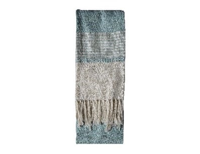 RRP: $1259, PET Chevron Throw Duck Egg 1300x1700mm...