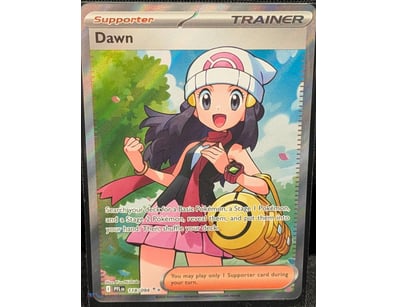POKÉMON TRAINER CARD - Dawn Trainer-Supporter card...