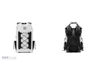 RRP $115 Mojo 30L Large Waterproof Backpack - Whit...