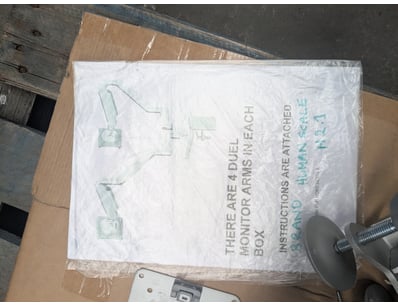 Lot of Duel Monitor Arms - Brand: Humanscale M21- ...