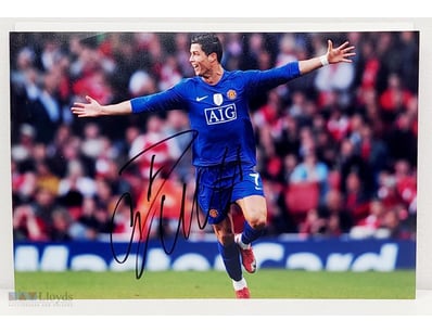 CRISTIANO RONALDO HAND SIGNED MANCHESTER UNITED SO...