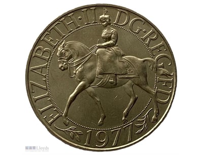 1977 UNITED KINGDOM UK COIN | QUEEN ELIZABETH II S...