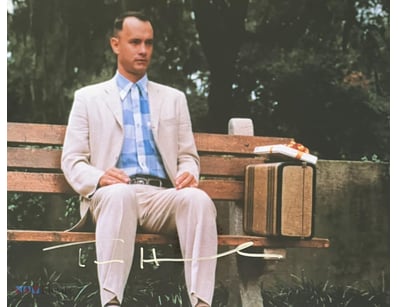TOM HANKS SIGNED 'FORREST GUMP' PHOTO

Tom Hanks P...