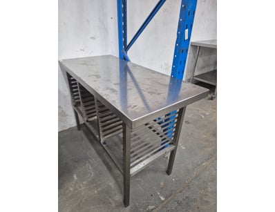 Stainless Steel, Tray Rack, Kitchen Bench.
Approx ...