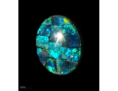 1 CARATS COOBER PEDY MOSAIC OPAL TRIPLET   

Dimen...