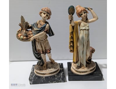 DEPOSE ITALY SIMONELLI GIRL & BOY FIGURINES

19Cm ...