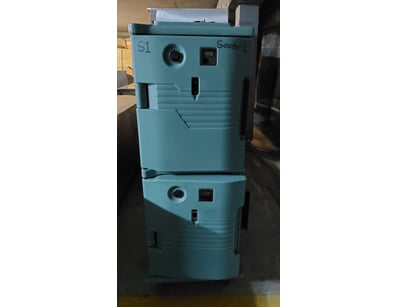 Stacked food warmer unit comprising two individual...