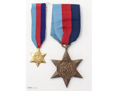 PAIR OF BRITISH MILITARY CAMPAIGN MEDALS WITH RIBB...