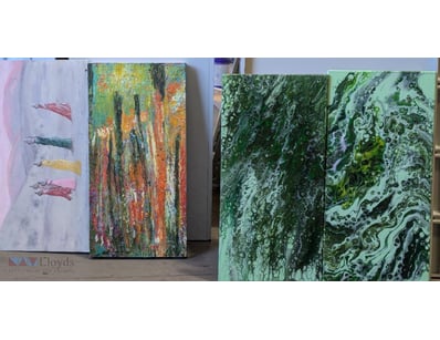 UNKNOWN ARTIST

Four Acrylic On Canvas Paintings

...