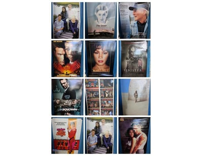 COLLECTION OF HOLLYWOOD POSTERS, INCLUDING STAR WA...
