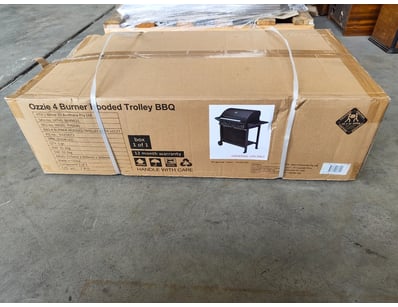 Ozzie 4 Burner Hooded Trolley BBQ

Box Damaged

