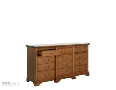 RRP $8,998 Veronique Dresser in Antique Oak finish...