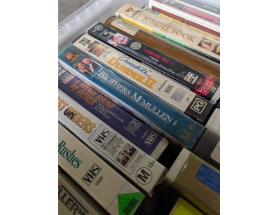 Collection of VHS Tapes Including Working Girl, Fe...