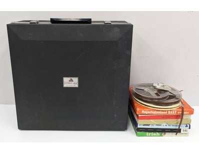 STEREO ACE REEL-TO-REEL TAPE RECORDER WITH ORIGINA...