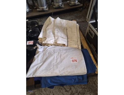 Curtain Sides, Blue And White, Various Lengths And...