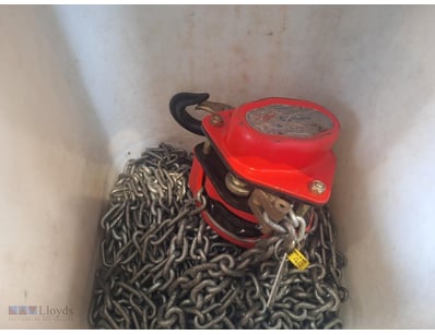 Winch Block, Chain Hoist, 0.5T Capacity, 6m Chain...