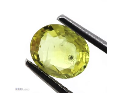 1.09CT NATURAL BERYL HELIODOR, OVAL FACETED CUT   ...