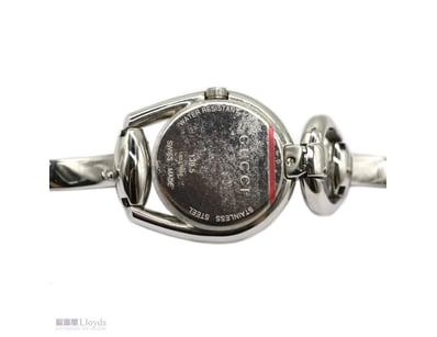 GUCCI STAINLESS STEEL 28MM HORSEBIT QUARTZ WATCH

...