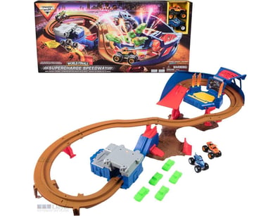 Monster Jam Supercharge Speedway Playset - RETAIL ...