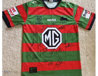 SOUTH SYDNEY 2026 SQUAD SIGNED JERSEY 

A South Sy...